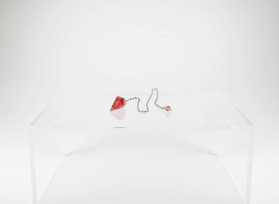 Kyvadlo z jahodového křemene - Malé, elegantní a duchovní