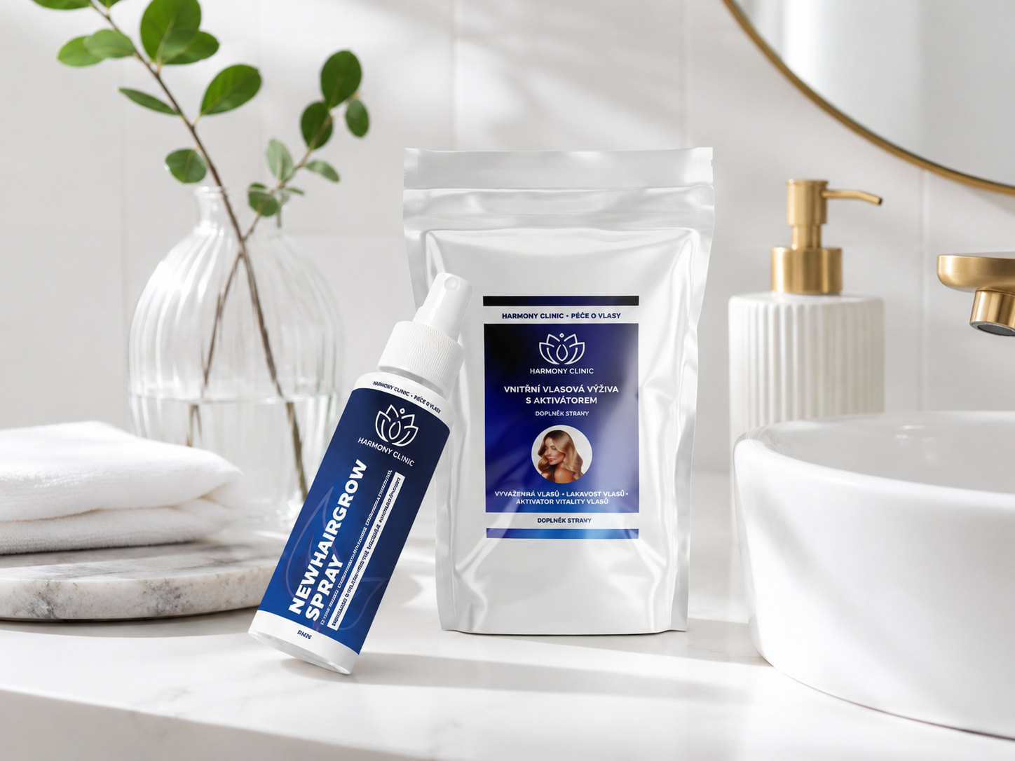 Výhodný balíček VLASOVÉ HNOJIVO - KERATIN RENEW PLUS & RENOHAIR MAX