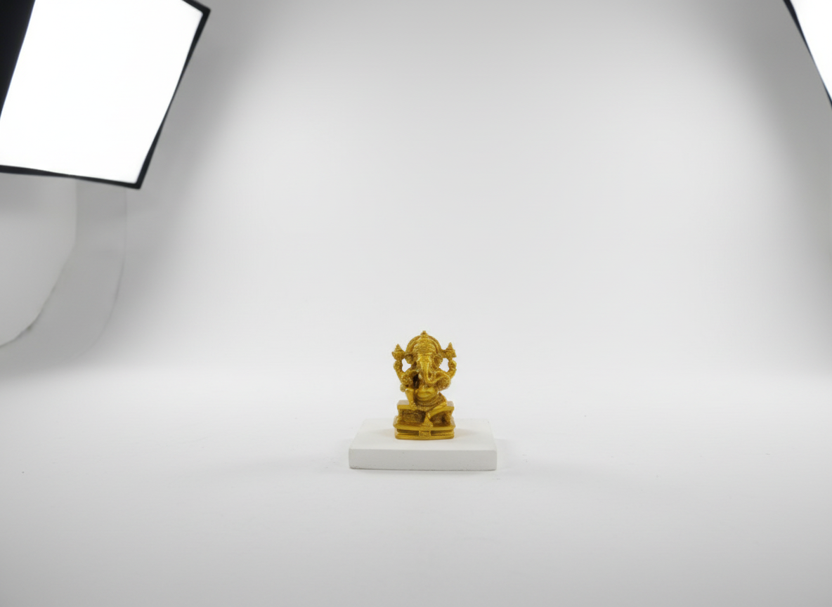Zlatá socha Ganéši - moudrost a prosperita
