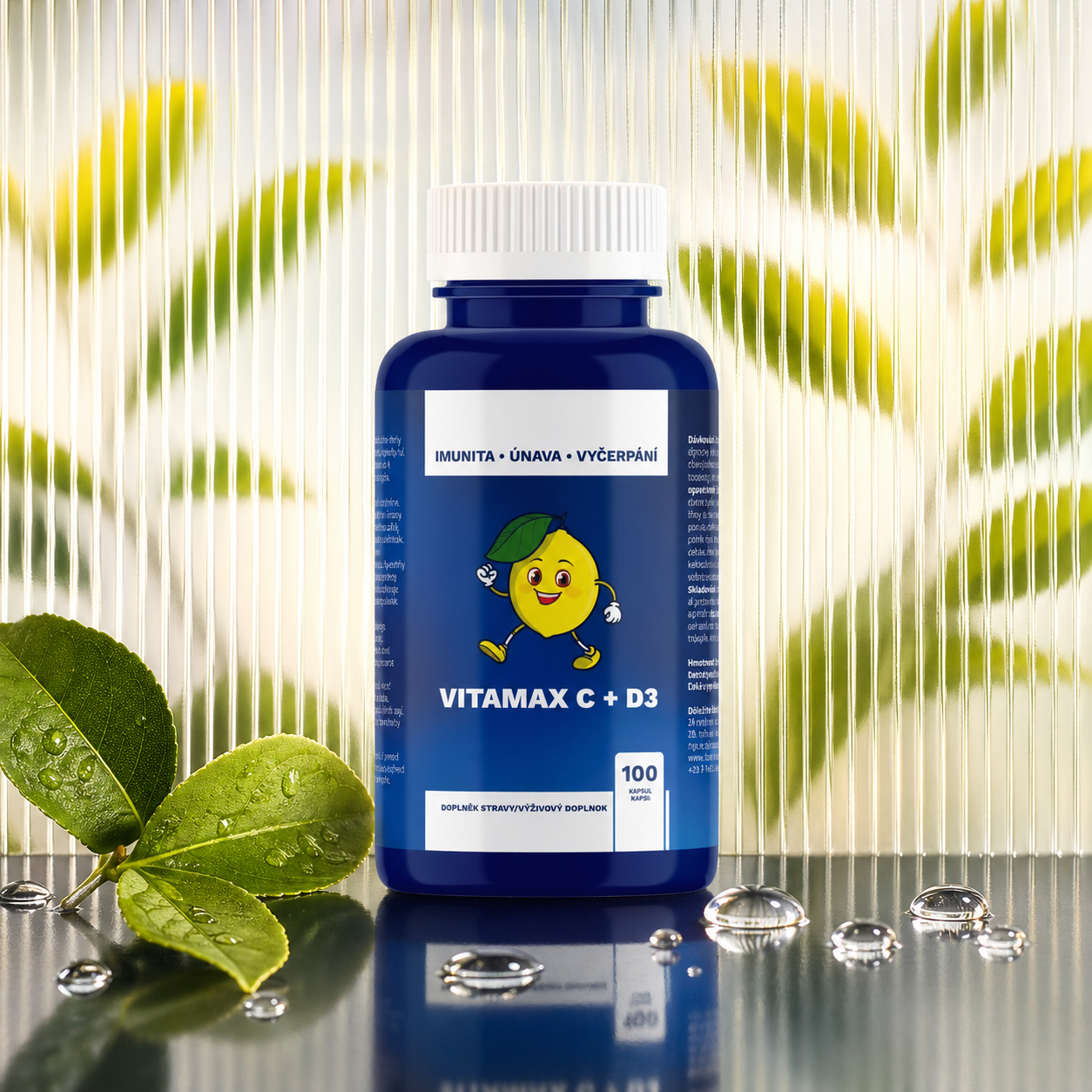 VITAMAX C + D3 - Podpora imunity a vitality, 100 tablet