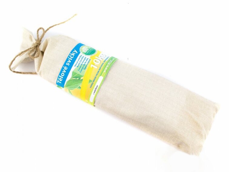 Tělové svíčky s měsíčkem - Přírodní relaxace