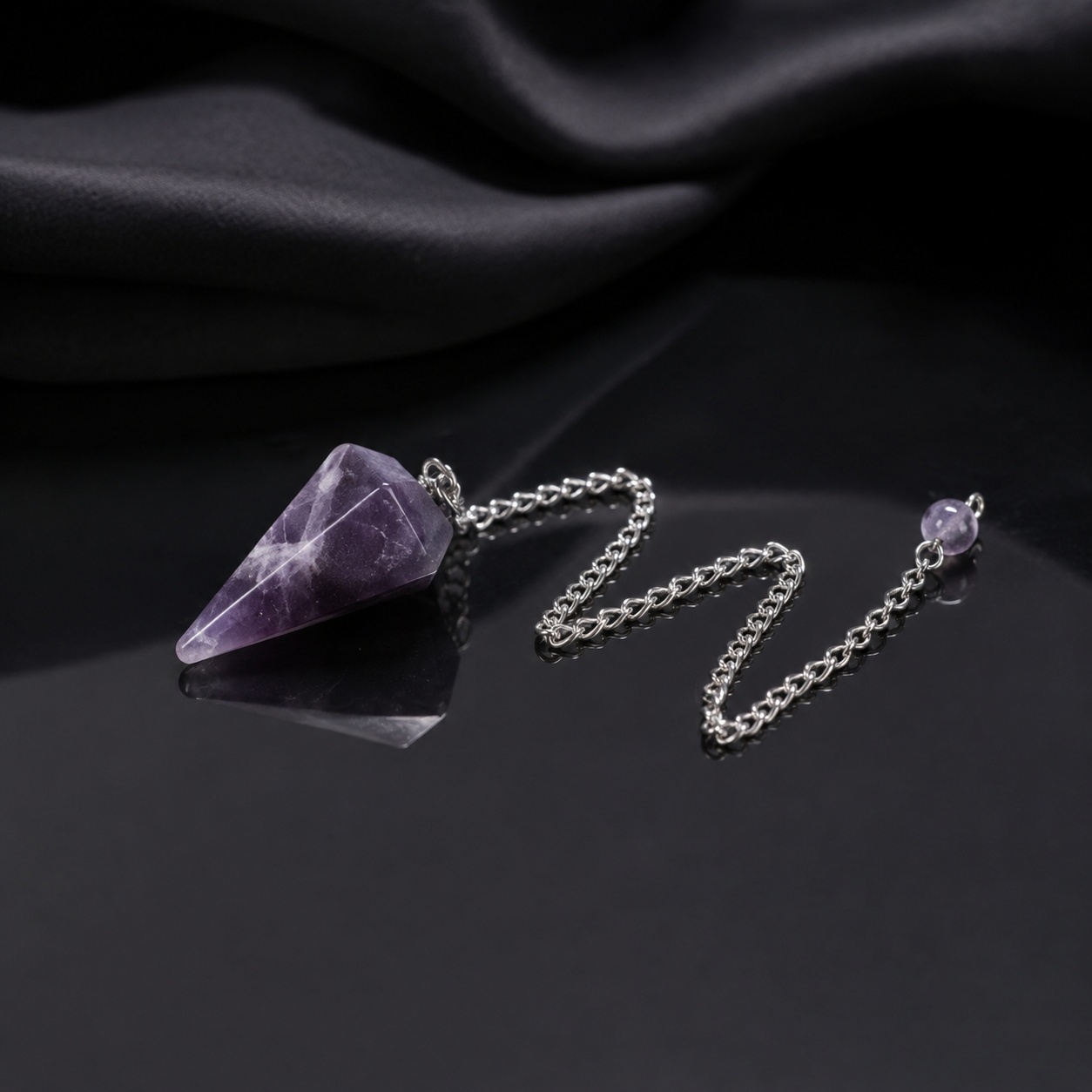 Kyvadlo velké z ametystu - Elegance a duchovní síla