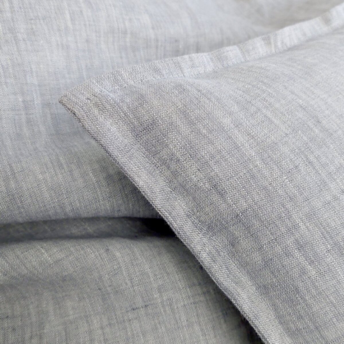 Lněné povlečení COMFORT MELANGE GREY - SADA