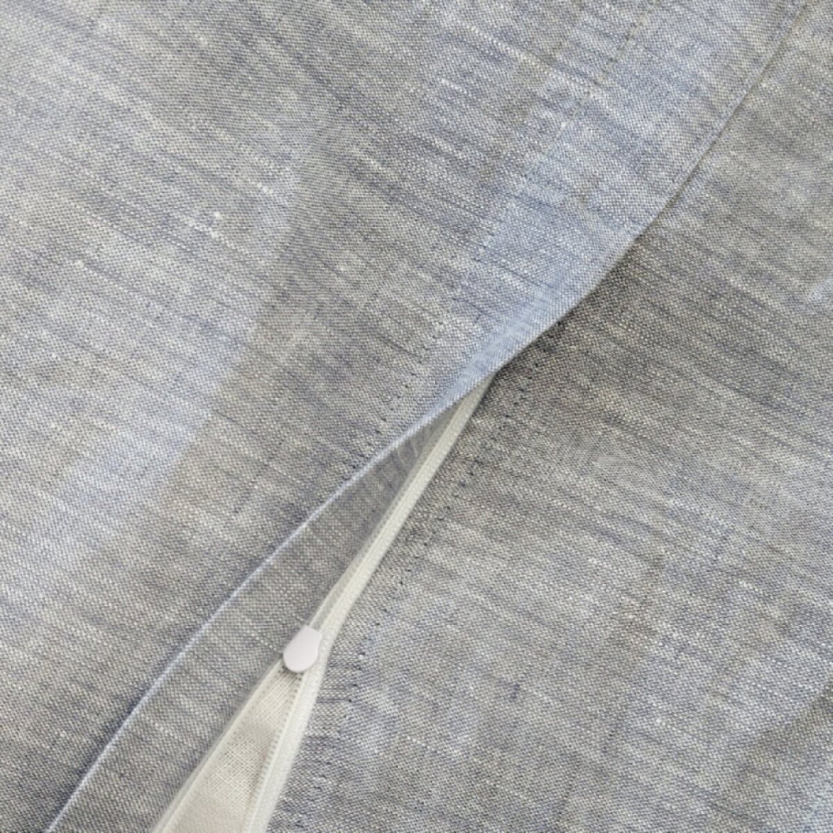 Lněný povlak na polštář COMFORT MELANGE GREY