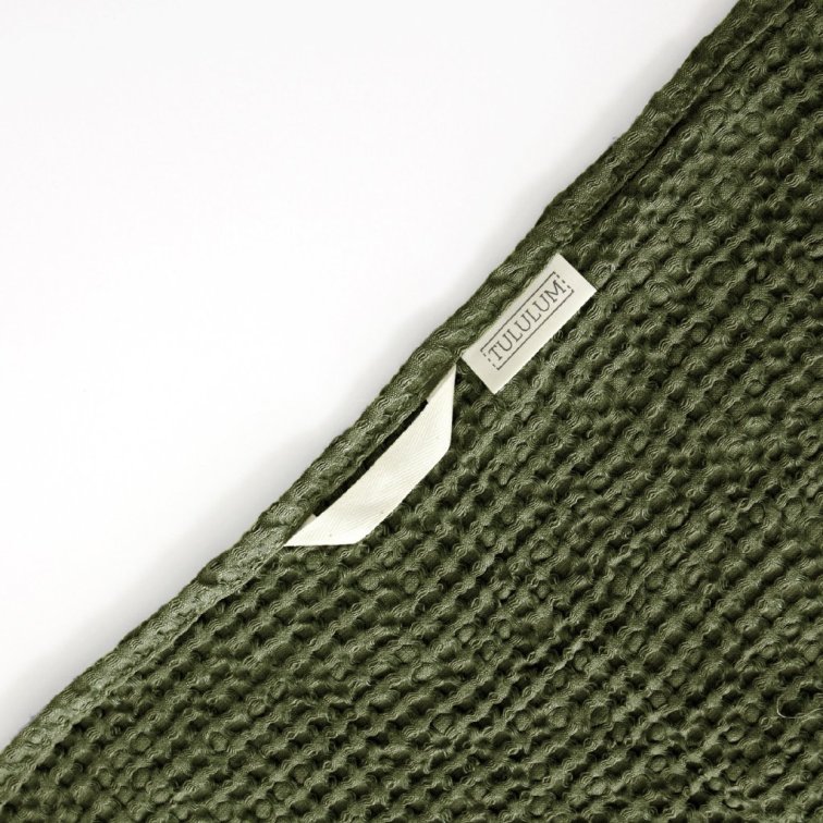 Vaflový ručník khaki 100 x 50 cm