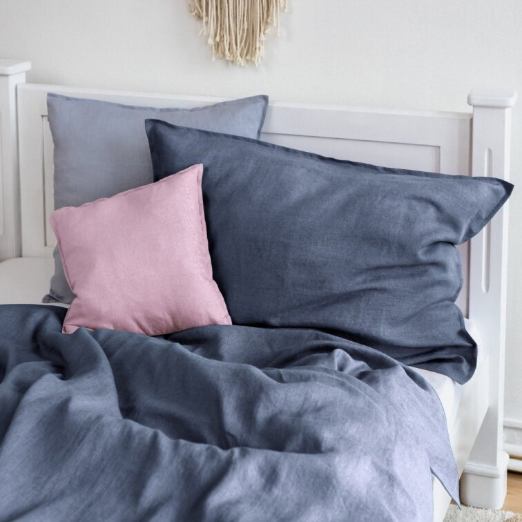 Lněný povlak na polštář VIVA STEEL