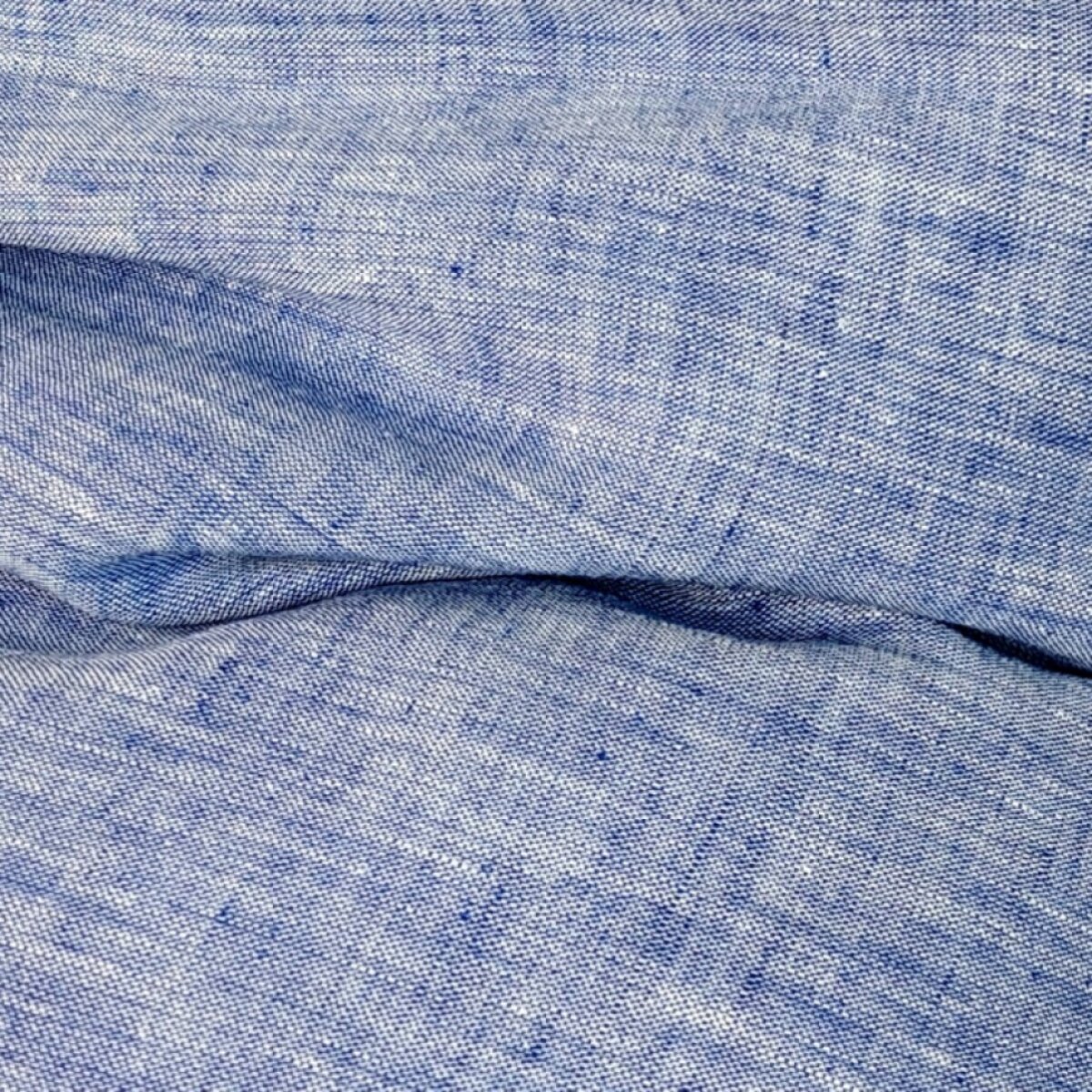 Lněný povlak na polštář COMFORT MELANGE BLUE