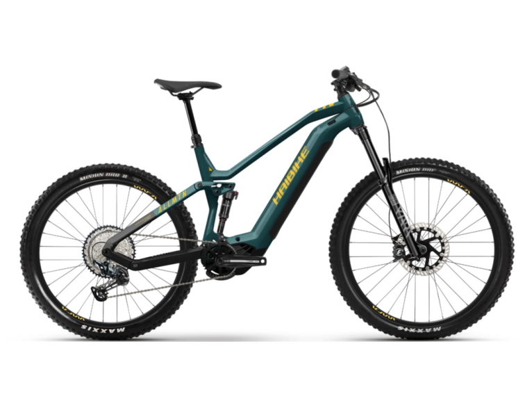 Haibike AllMtn 7 Ocean/Black/Orange gloss celoodpružené elektrokolo
