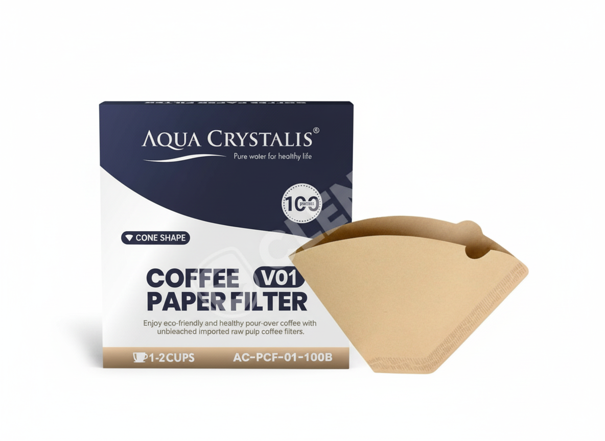 Aqua Crystalis Kávové filtry V01 (AC-PCF-01-100B) 100 ks - Nebělené
