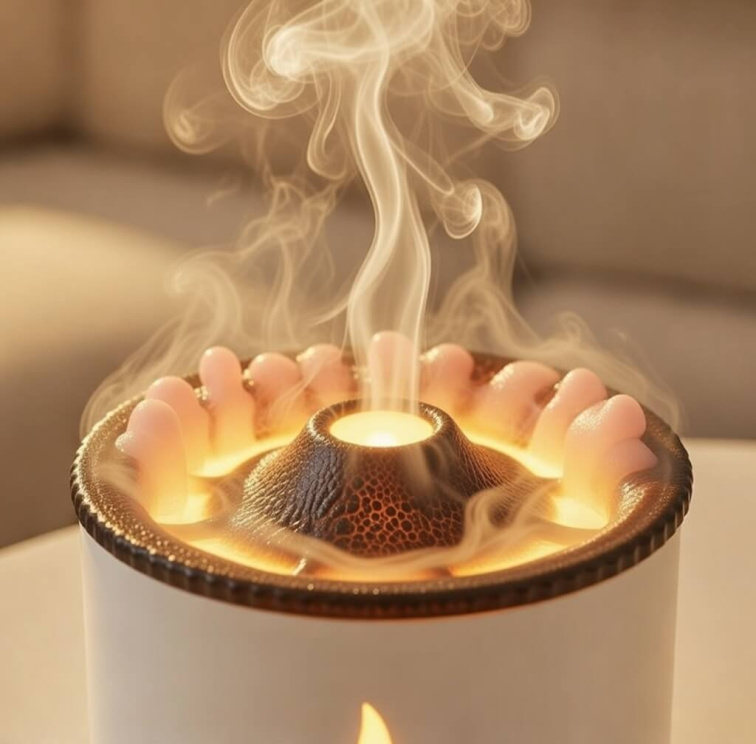 JX aróma difuzér V19 Volcano biely