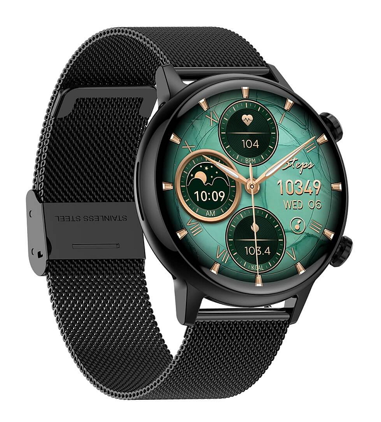 Watchking WK39 Pro čierne kov