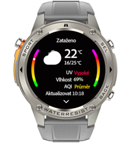 Watchking WK57 Pro strieborné