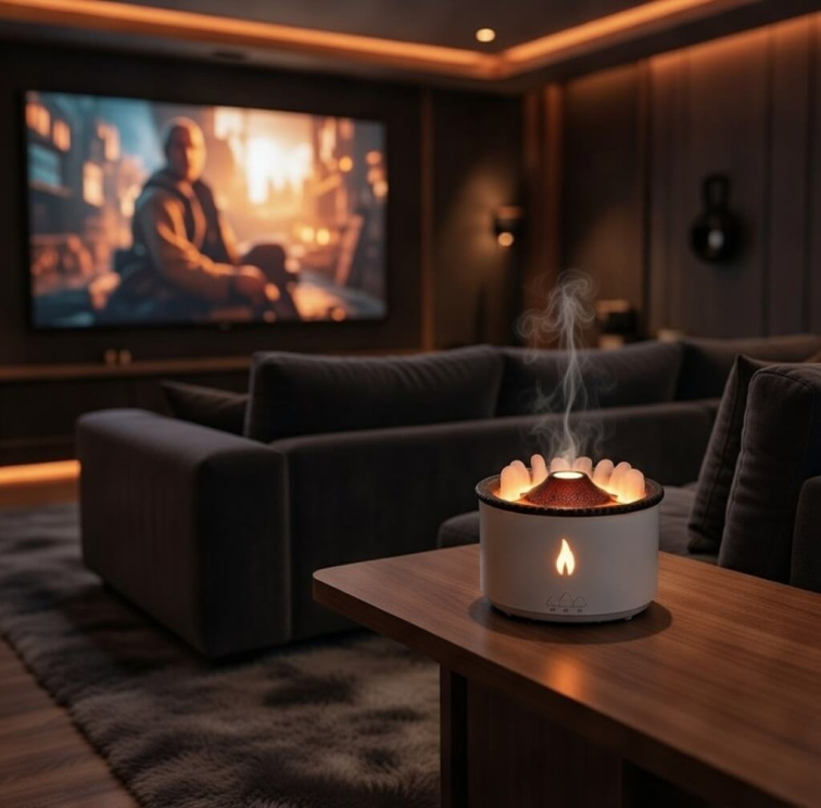 JX aróma difuzér V19 Volcano biely