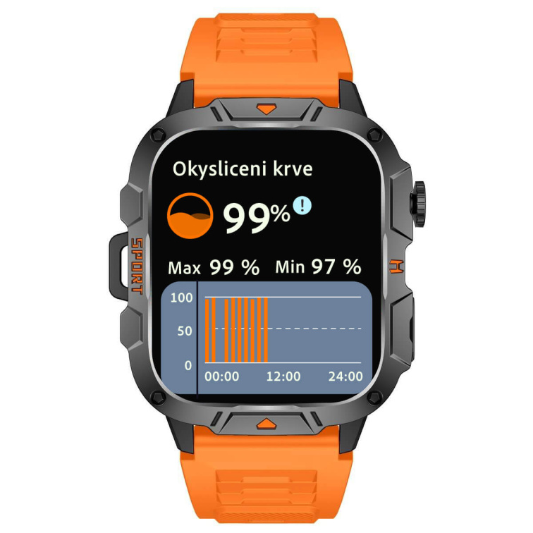 Watchking WK12 Pro oranžové