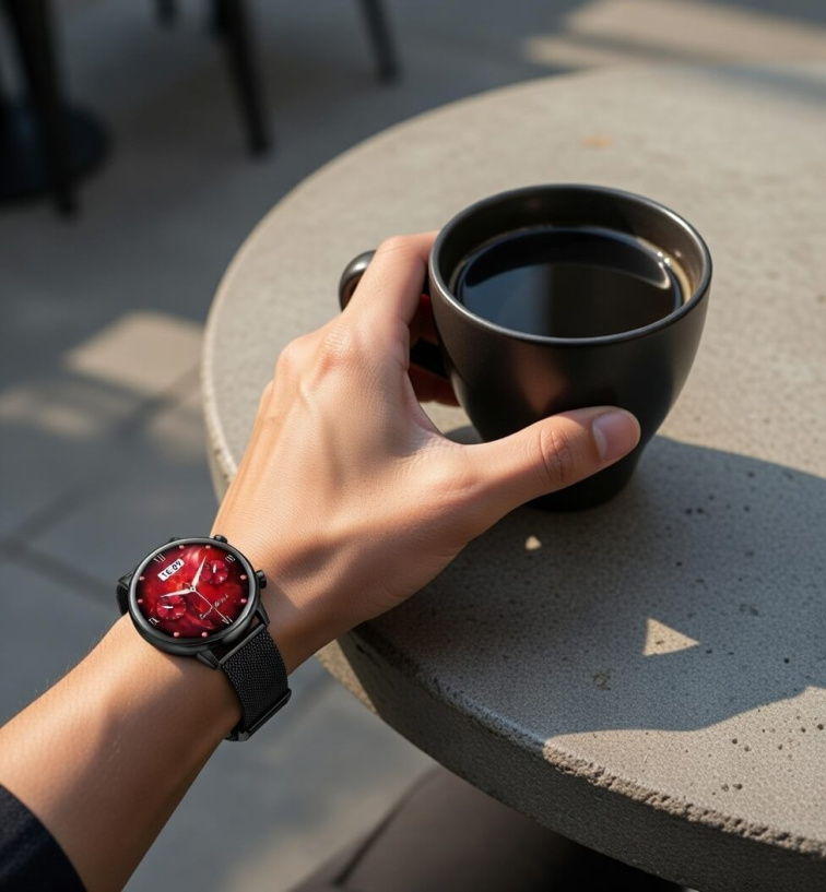 Watchking WK39 Pro čierne kov