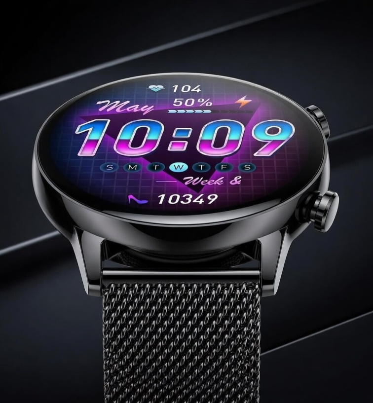 Watchking WK39 Pro čierne kov