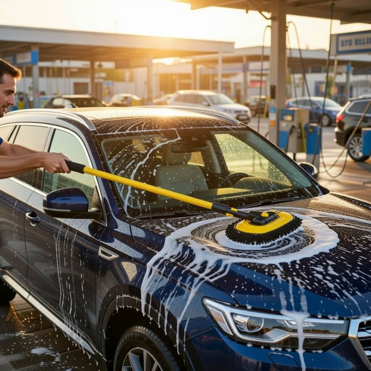 FlexiWash teleskopická kefa na čistenie auta 55-112cm