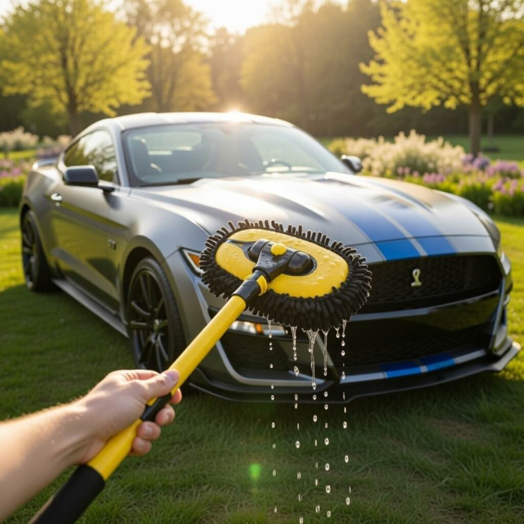 FlexiWash teleskopická kefa na čistenie auta 55-112cm