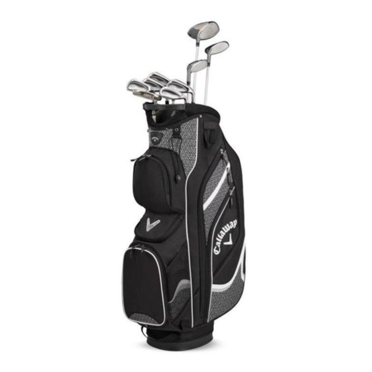 Callaway Solaire 10PC dámský golfový set pravý černý
