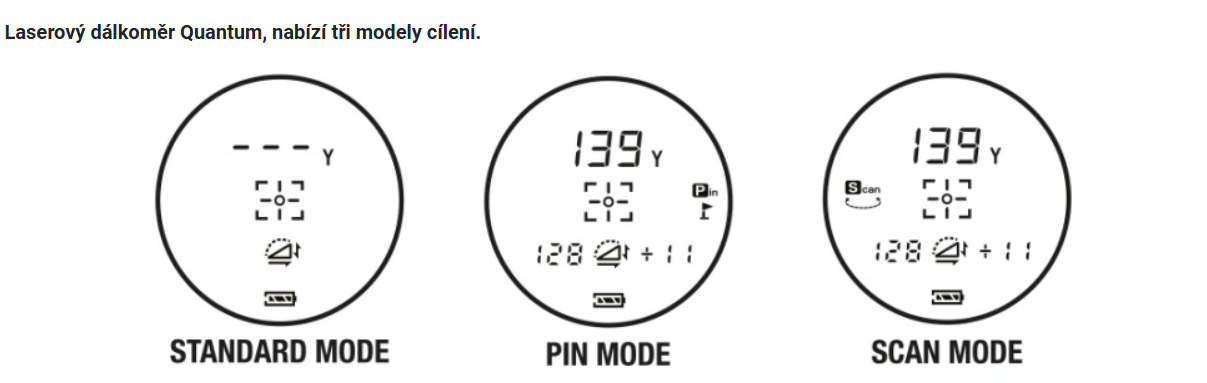 GOLF BUDDY QUANTUM Laserový dálkoměr