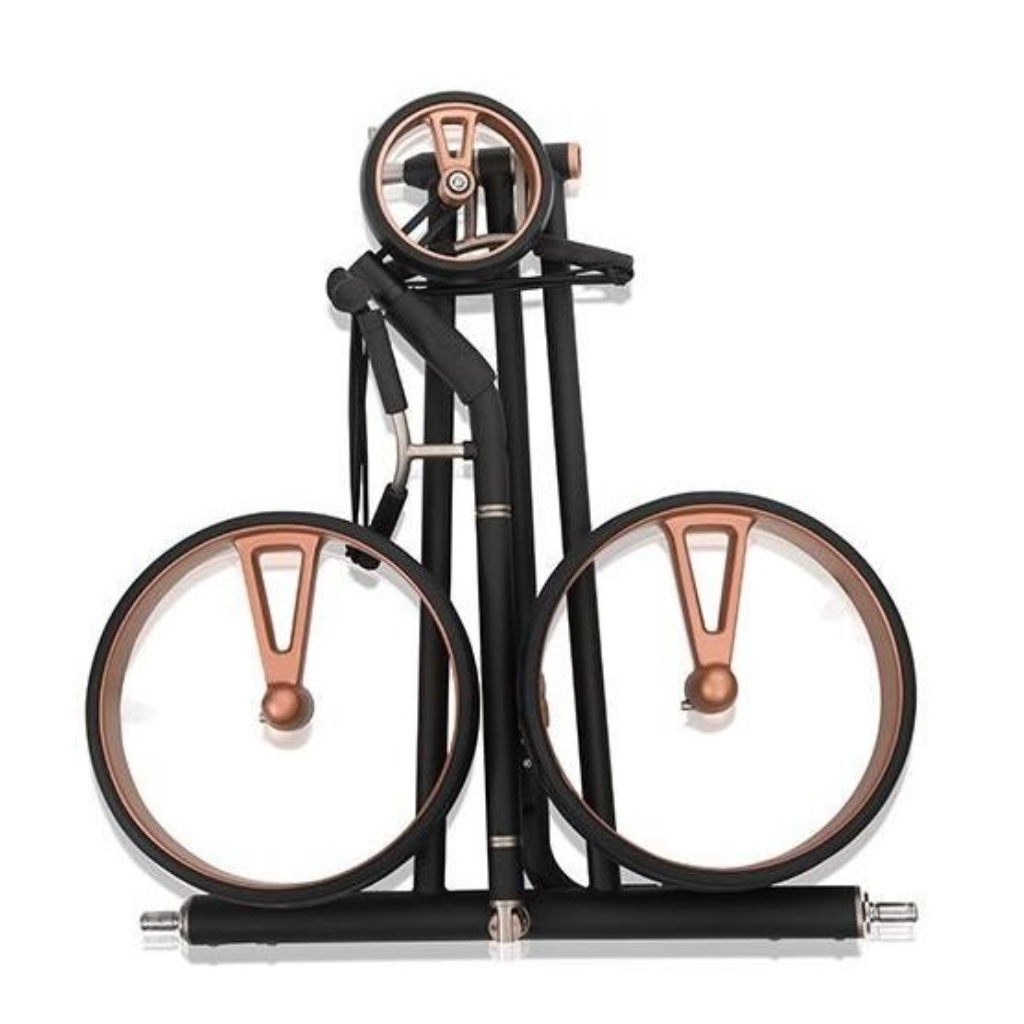 JuCad Phantom Titan Rosé 2.0 elektrický titanový vozík set s dálkovým ovládáním a taškou