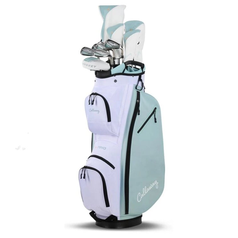 Callaway REVA 11-dílný dámský golfový set 2026 PEACH/SURF RH