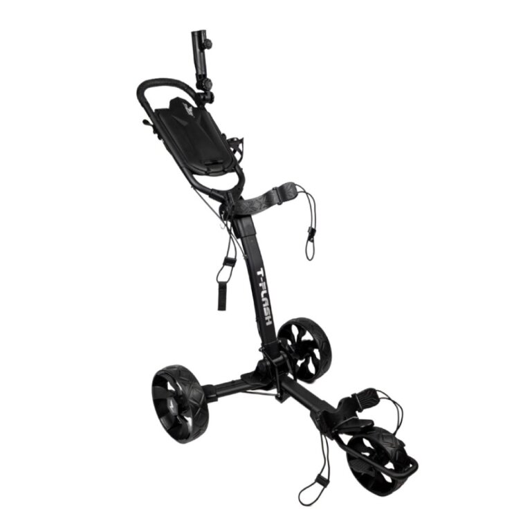 Masters kompletní golfový set pánský RH grafit + TriLite T-Flash ruční golfový vozík černý