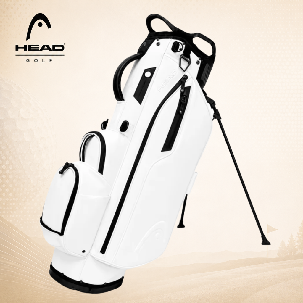 HEAD premium golfový standbag bílý
