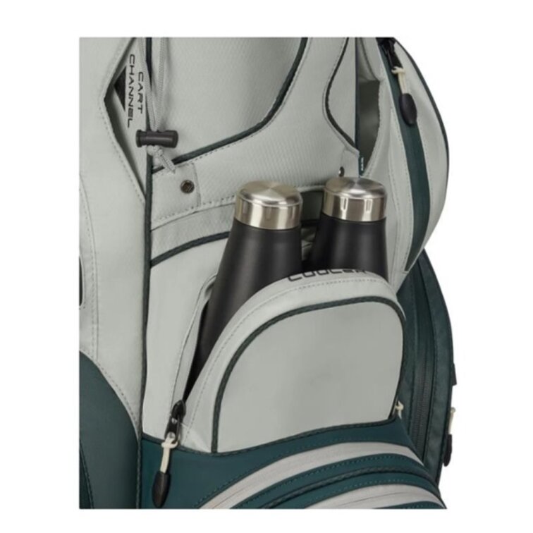 Big Max Dri Lite Silencio 3 cartbag - forest green/off white