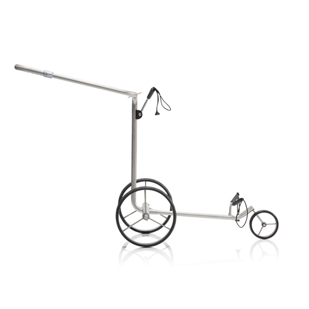 JuCad Drive SL Travel eX 2.0 titanový elektrický vozík set s dálkovým ovládáním a taškou