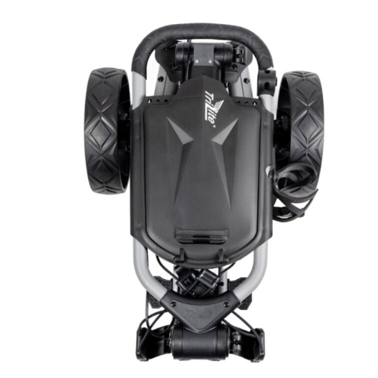 Wózek golfowy TriLite T-Flash manualny - szaro-czarny