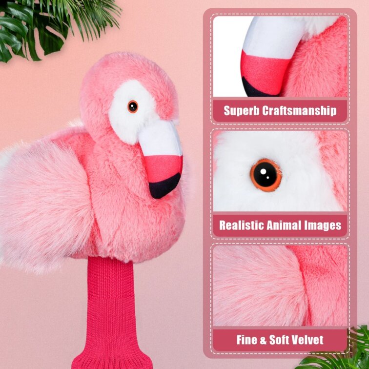 Pink Flamingo Driver Headcover
