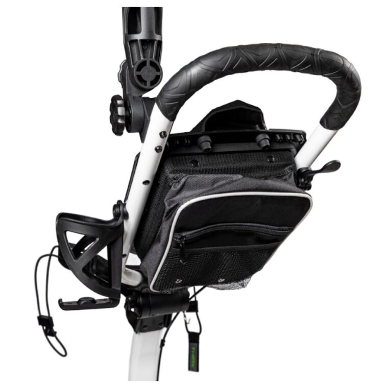 Masters kompletní golfový set dámský RH + TriLite T-Flash ruční golfový vozík černo - bílý