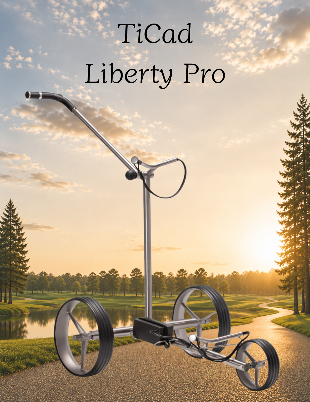 Wózek golfowy elektryczny TiCad Liberty PRO