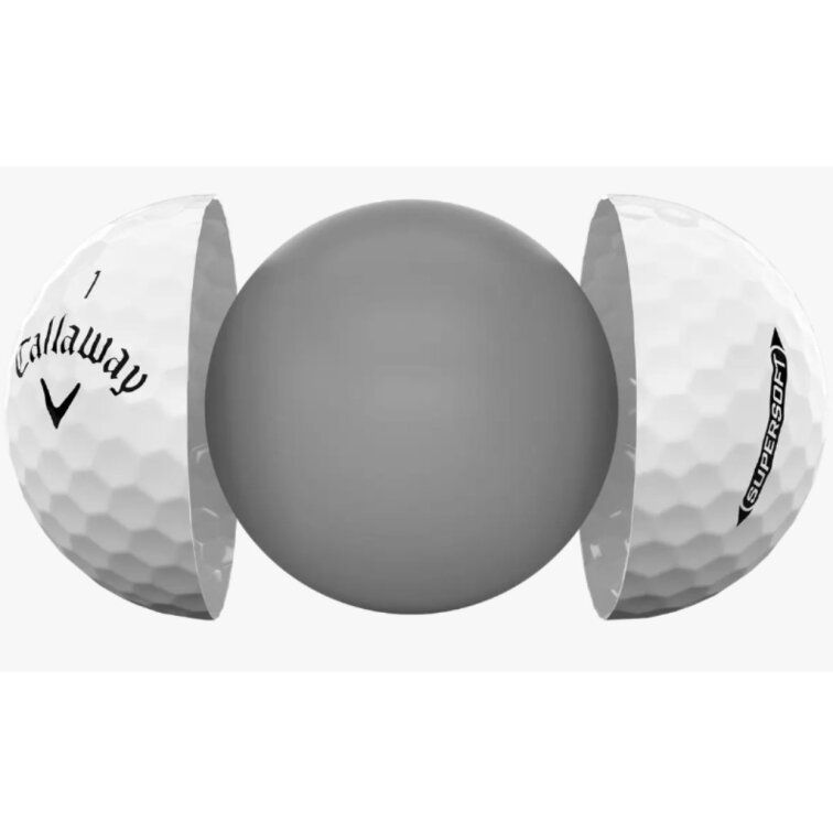 Piłki golfowe Callaway Supersoft białe 3 szt.