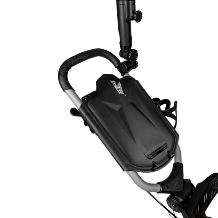 Masters kompletní golfový set pánský RH ocel + TriLite T-Flash ruční golfový vozík - šedo-černý