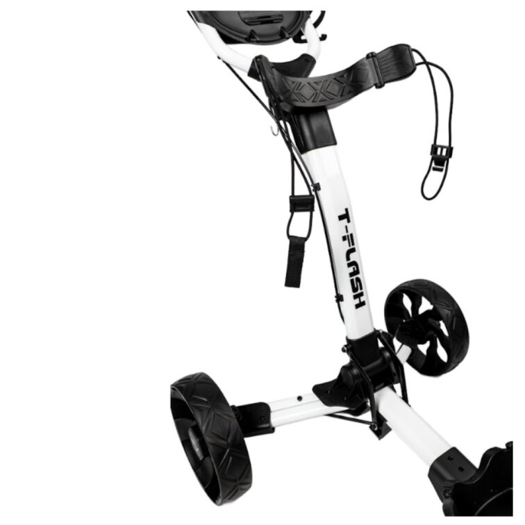 TriLite T-Flash ruční golfový vozík - bílo-černý