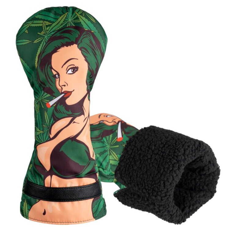 Smoking Girl Golf Club Driver Headcover