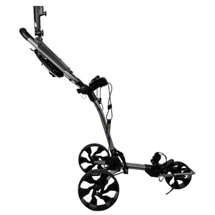 Masters kompletní golfový set pánský RH ocel + TriLite T-Flash ruční golfový vozík - šedo-černý