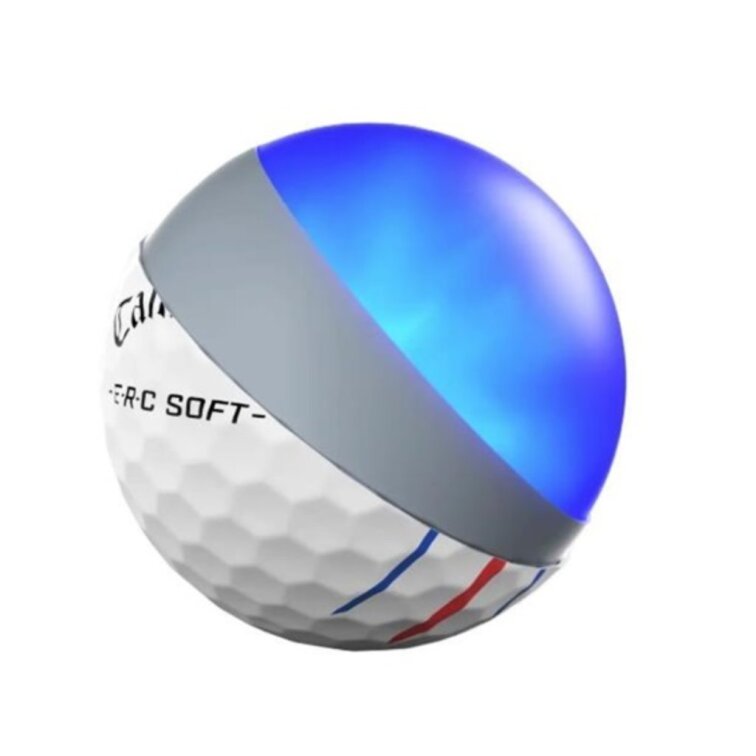 Callaway ERC Soft Triple Track golfové míčky bílé 12ks