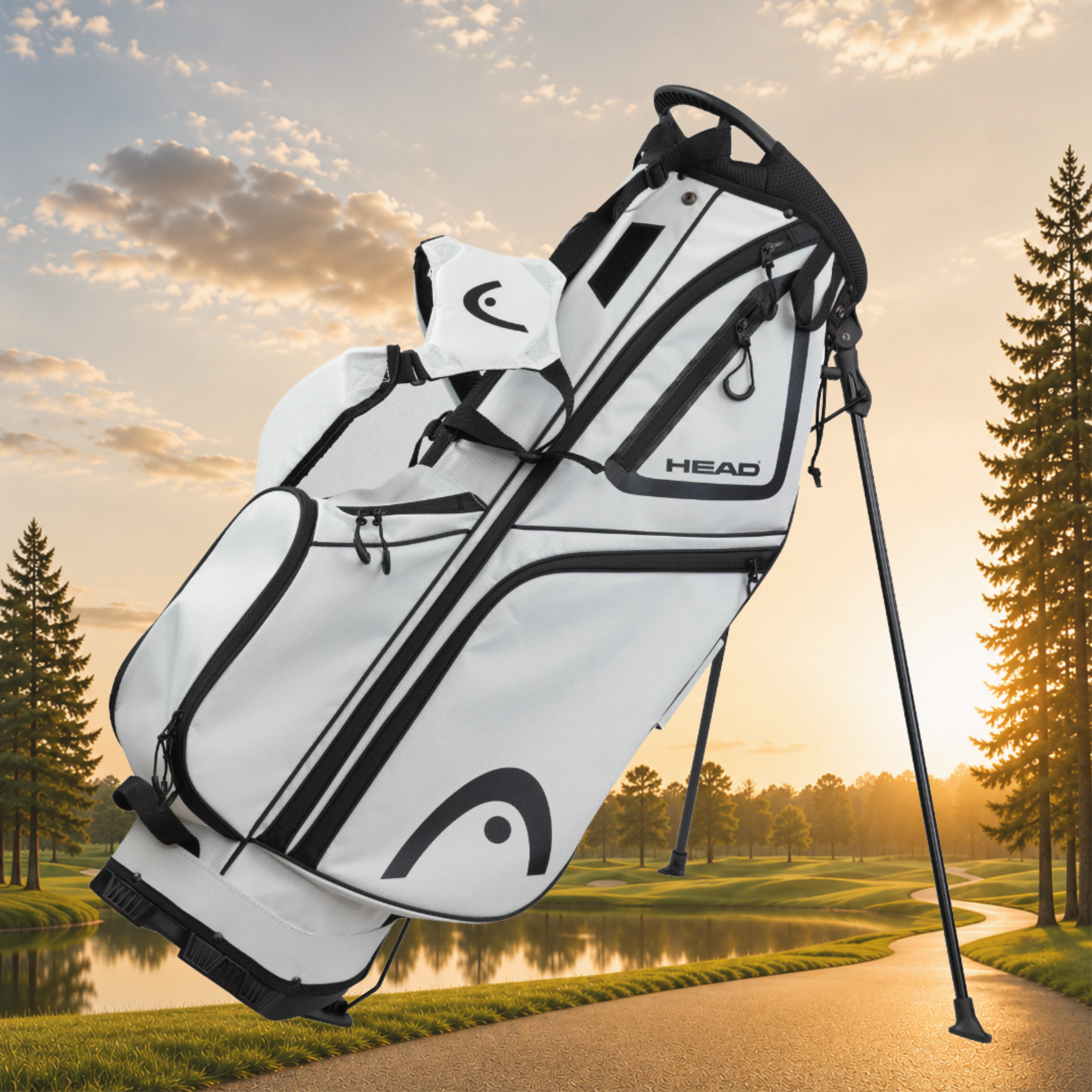 HEAD value golfový standbag bílý