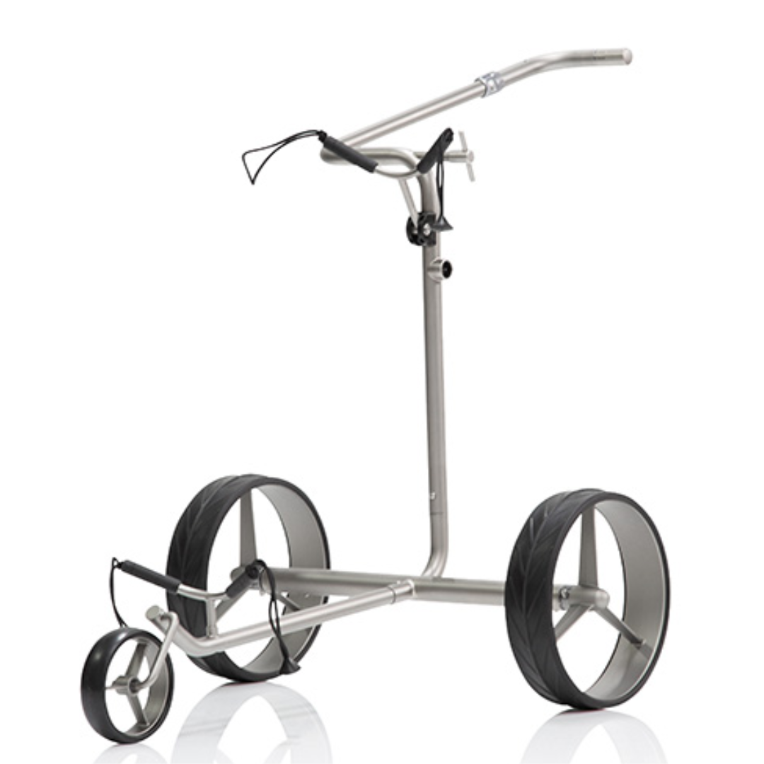 JuCad Drive SL Travel eX 2.0 titanový elektrický vozík set s dálkovým ovládáním a taškou