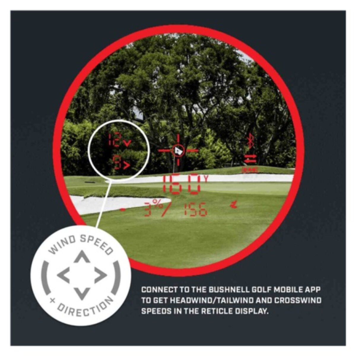 Laserový dálkoměr Bushnell PRO X3+ Link