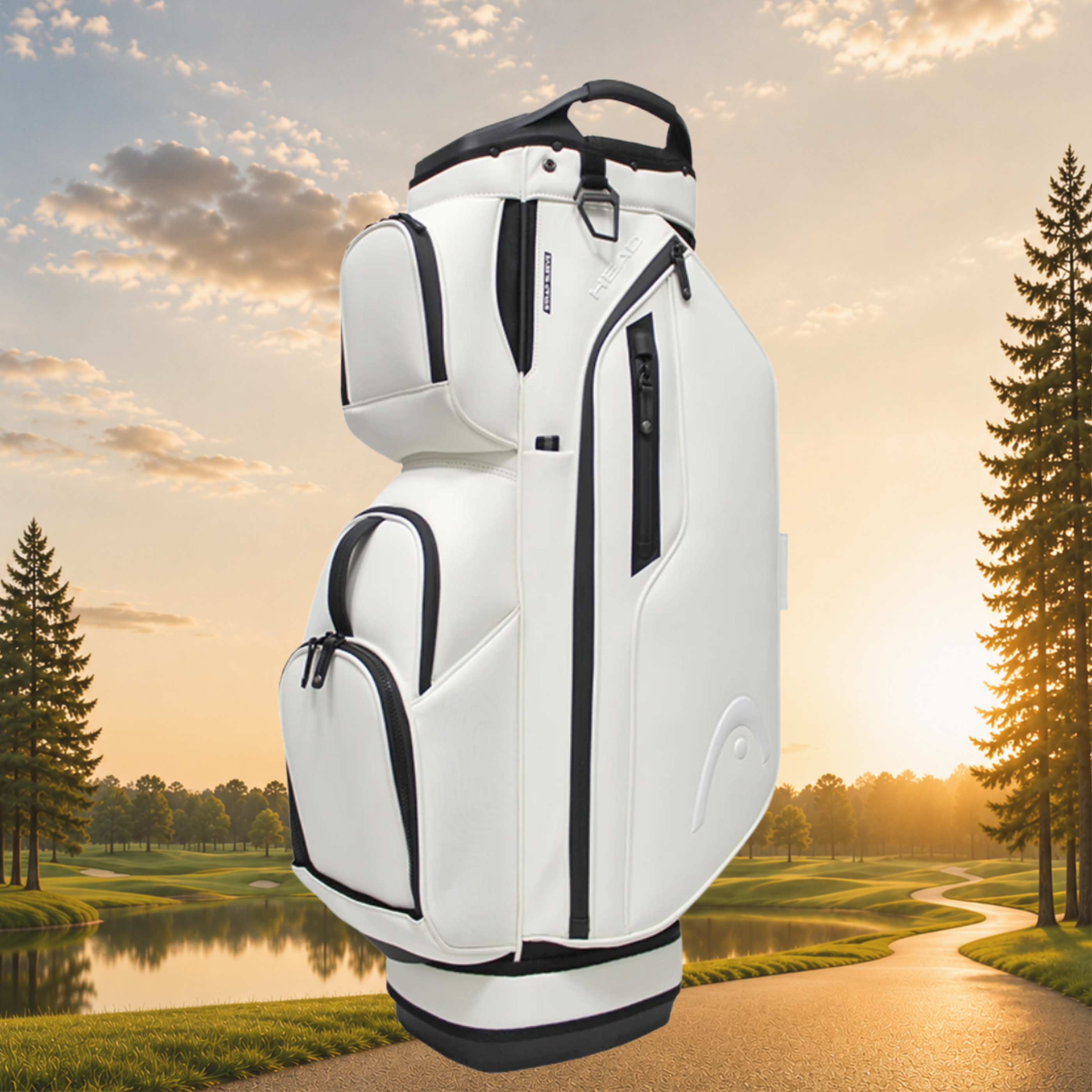 HEAD premium golfový cartbag bílý