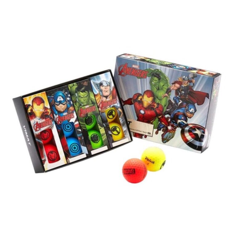Volvik VIMAX Marvel dárkové balení golfových míčků