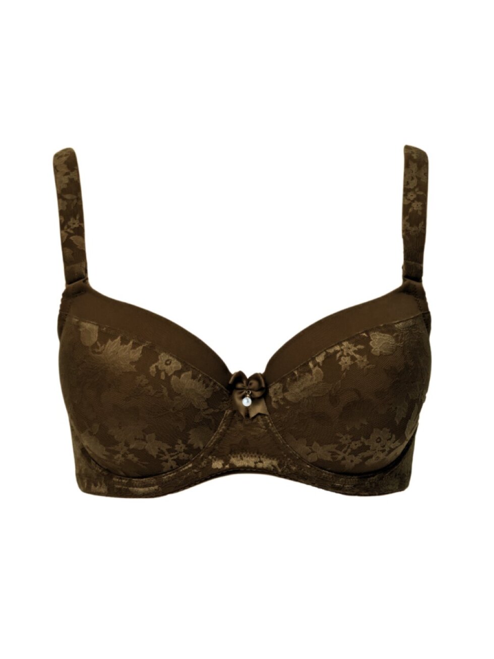 Luxusní čokoládová balkonová podprsenka Leilieve Haute Couture