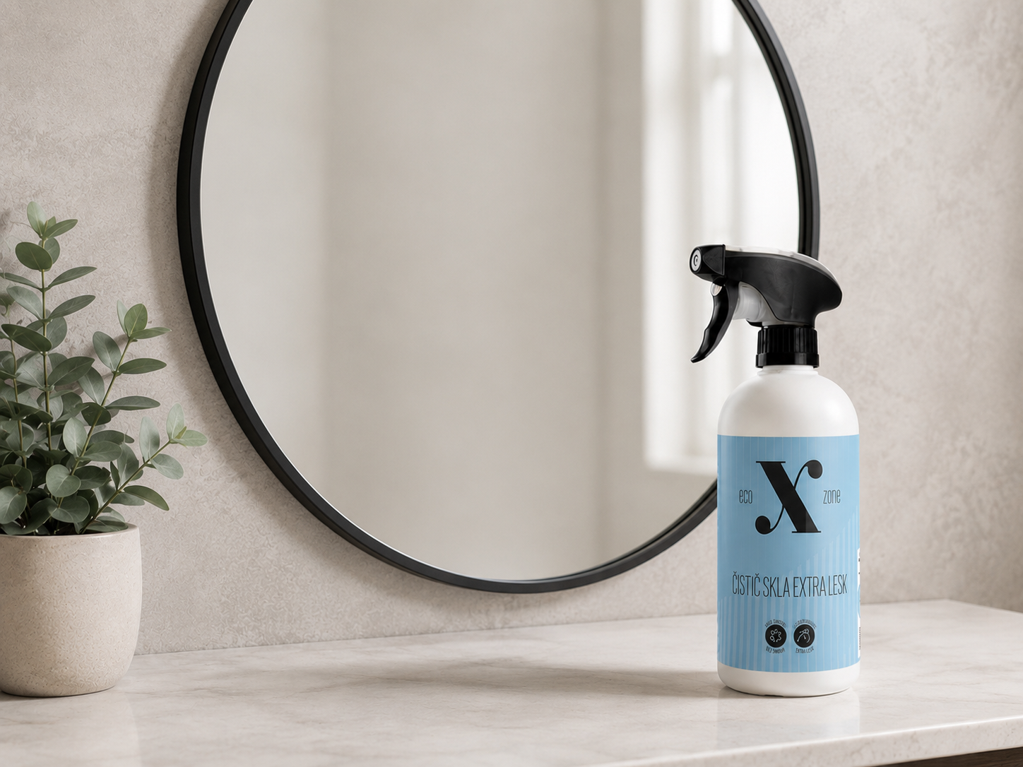 Čistič skla Extra lesk - 500ml