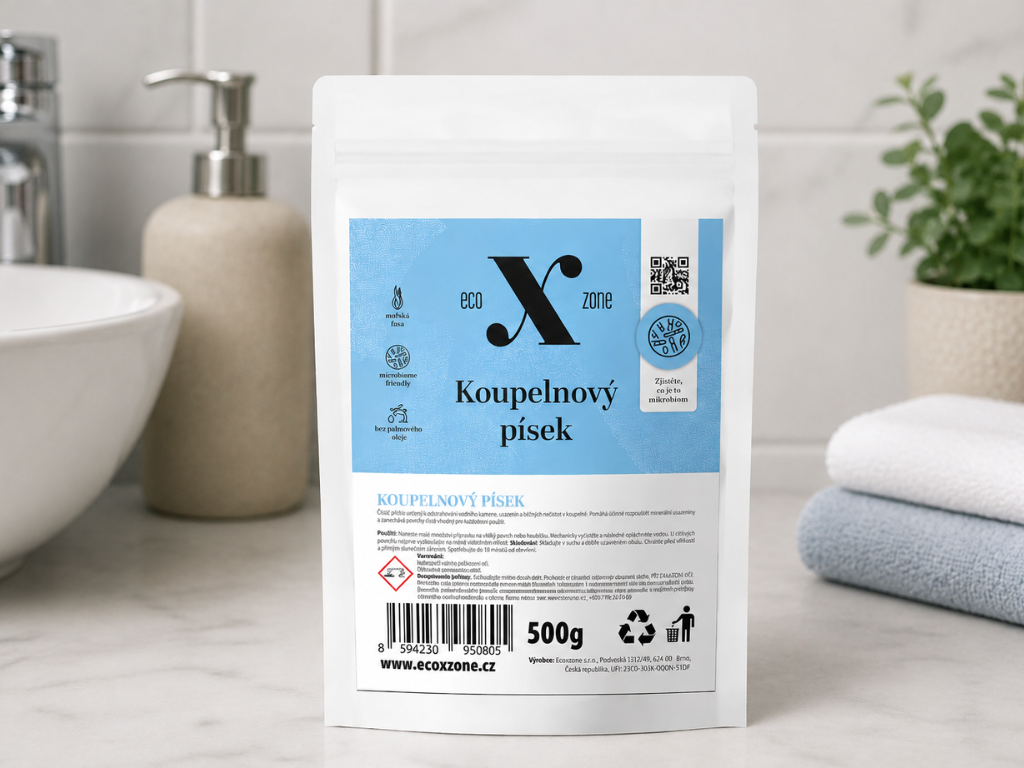 Koupelnový čisticí písek