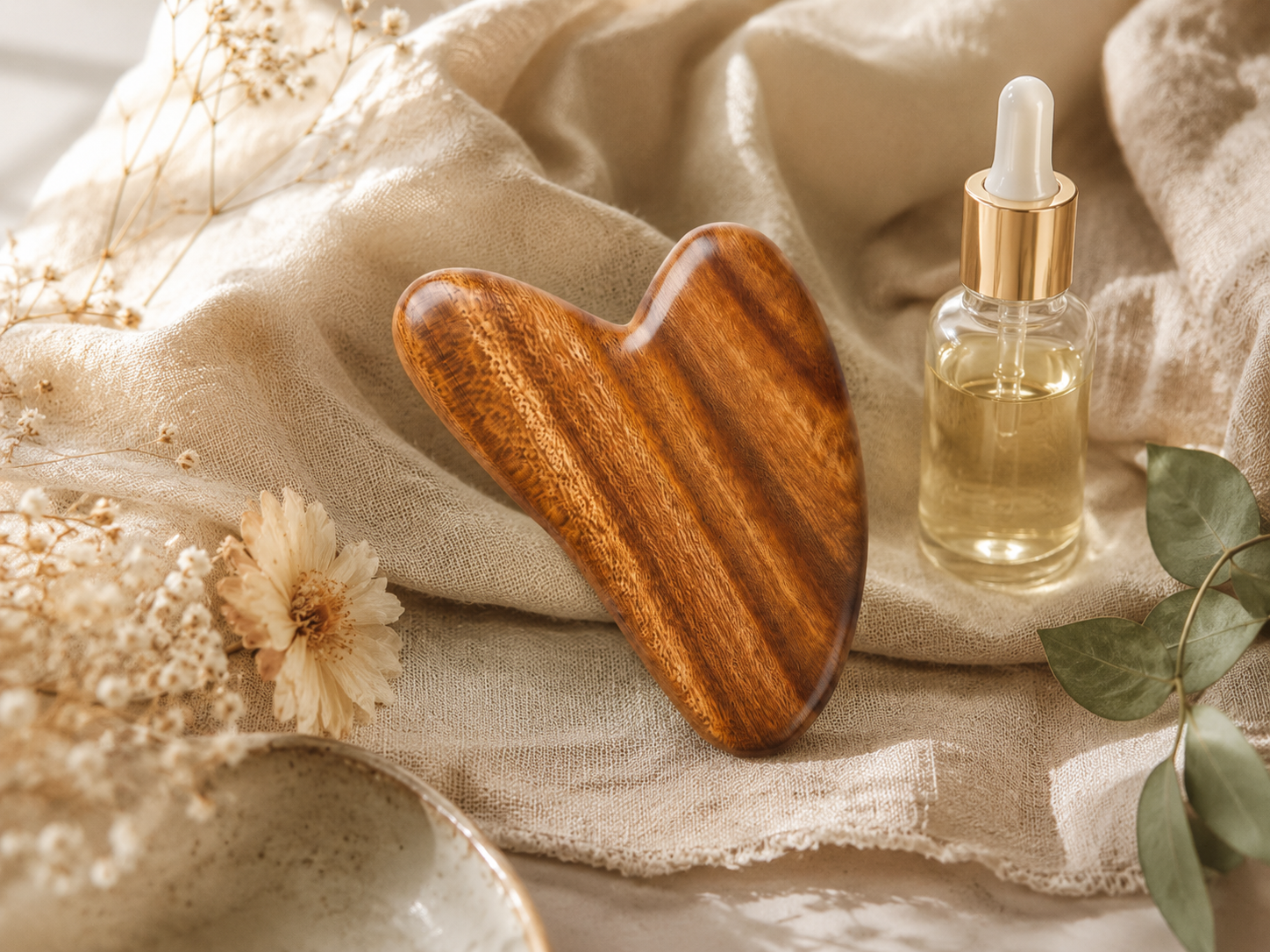 Dřevěná gua sha