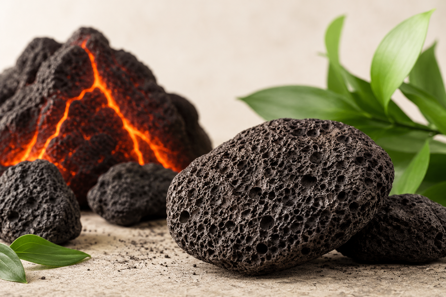 Přírodní vulkanická pemza – oválná